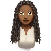 brownskin girl with soft locs  sticker