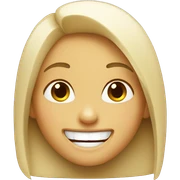 Laughing girl sticker
