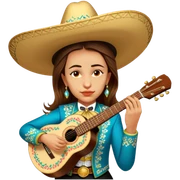 Mariachi Guitarist sticker