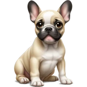 French bulldog puppy  sticker