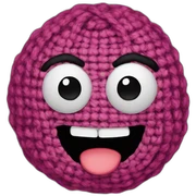 crochet sticker