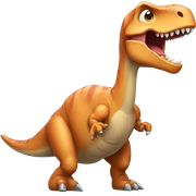 Dinosaur with muscles  sticker