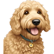 Golden doodle  sticker