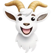 Goat sticker