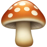 sparkling mushroom sticker