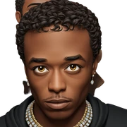 boys wearing jewelry portrait sticker