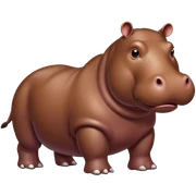 Hippo sticker