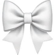 white bow sticker