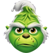 Grinch sticker