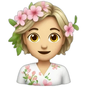 floral therapist sticker
