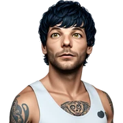 realistic portrait of tattooed man sticker