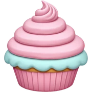 pastel dessert, pink color sticker