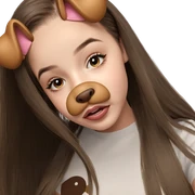 girl with dog ears sticker