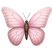 Light pink butterfly  sticker