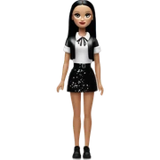  glitter Wednesday Addams.Beach beauty Barbie.full height 1girl sticker