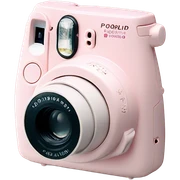 light pink fujifilm instax polaroid camera sticker