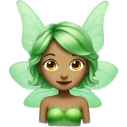 Green fairy sticker
