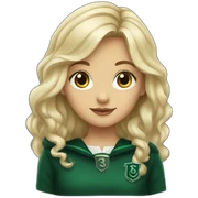 Blonde slytherin girl sticker