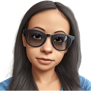 realistic portrait of girl sticker