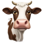 Shorthorn cow  sticker