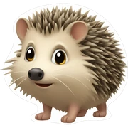 hedgehog sticker