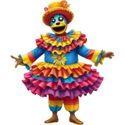 marimonda colombiana carnaval de barranquilla sticker