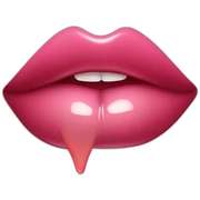 Lip gloss sticker