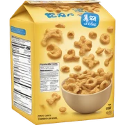 Cereal box sticker
