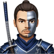 Warrior Samurai sticker