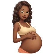 Pregnant sticker