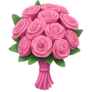 pink bouquet sticker