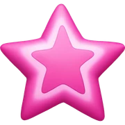 pink star sticker