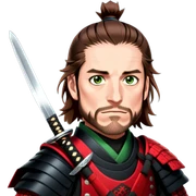 Fierce Samurai sticker