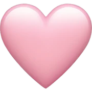 Light pink heart  sticker
