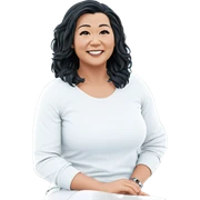 smiling girl in outdoor setting sticker