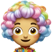 Anpanman with wig  sticker