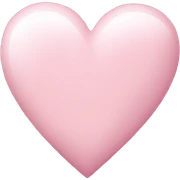 Light pink heart sticker