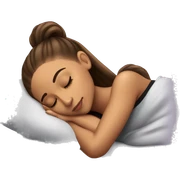 Ariana Grande sleeping sticker