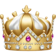Crown with diamonds  sticker