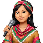 Colorful Singer sticker