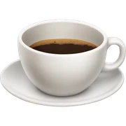 Coffee cup sticker