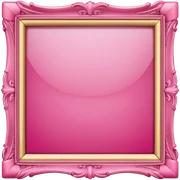 cute pink frame for pictures sticker