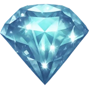 Glitter diamond sticker