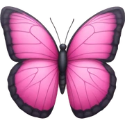 Pink butterfly  sticker