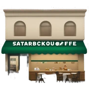 starbucks café sticker