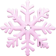 pastel pink snowflake  sticker