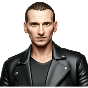 male in leather jacket sticker