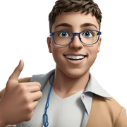 blue-eyed boy with glasses sticker