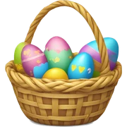 easter basket sticker