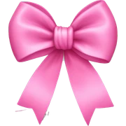 Pink bow sticker